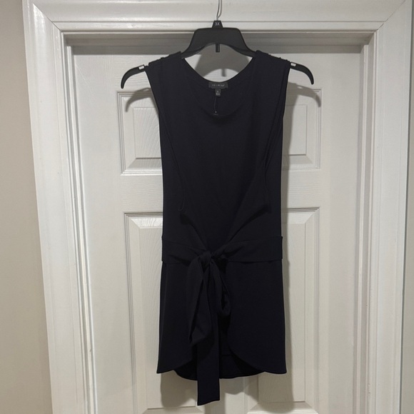 The Limited Dresses & Skirts - The Limited Navy Sleeveless Top w/ Tie Waist